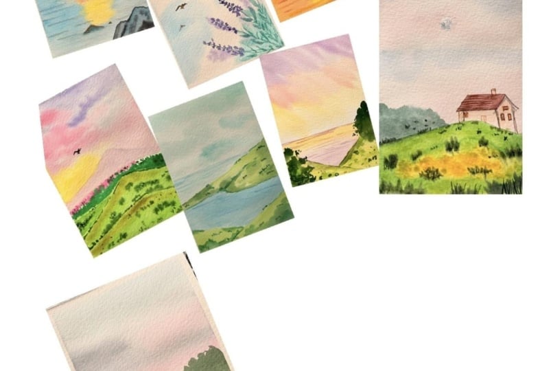 Nature in water colour