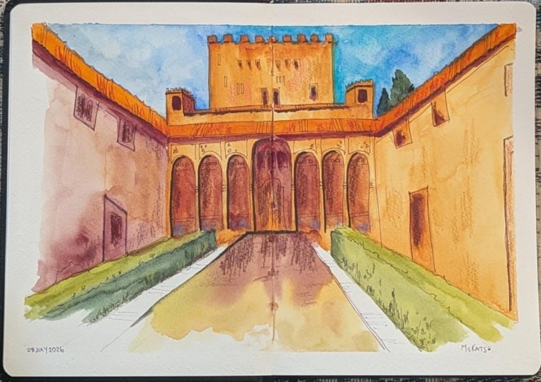 Painting the Alhambra with Julia Henze