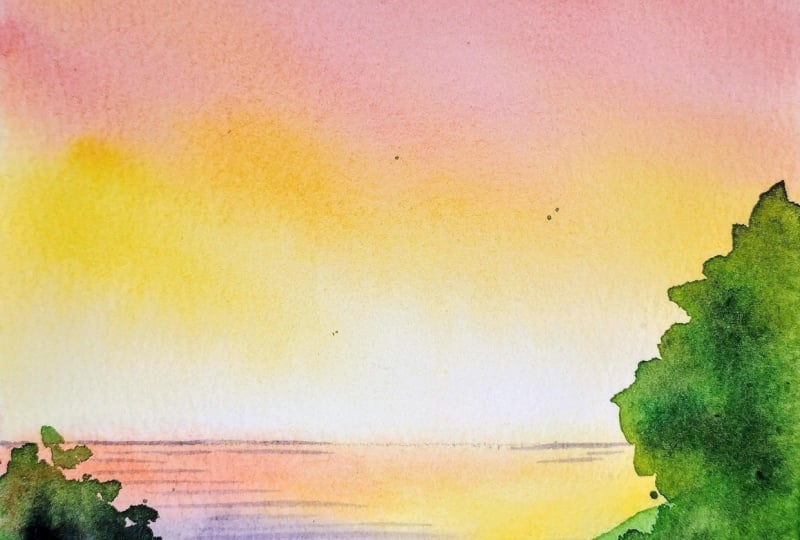 Nature In watercolor Projects