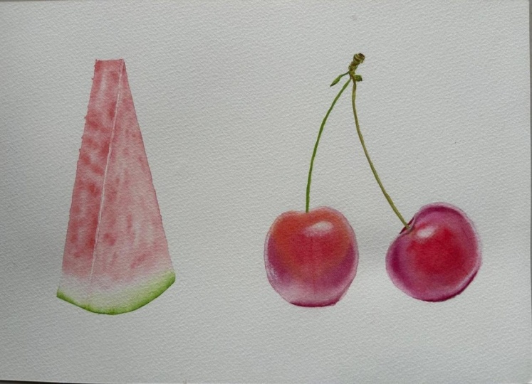 Watercolor sketchbook practice