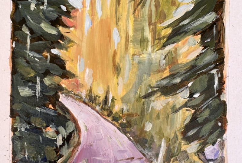 Loose Acrylic Painting