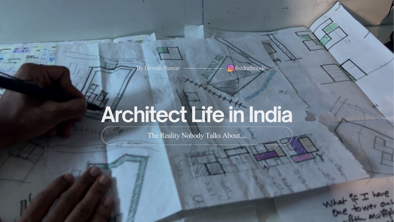 Architecture Life in India:- The Reality Nobody Talks About - student project
