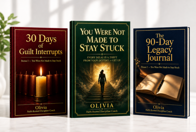 You Were Not Made to Stay Stuck: A 7-Day Faith-Rooted Reset for Chronic Procrastination