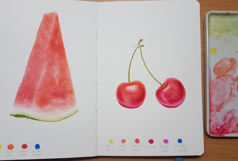 Watermelon and Cherries