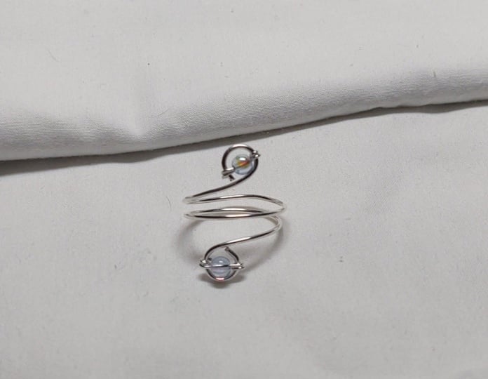 Swirled Wire Ring