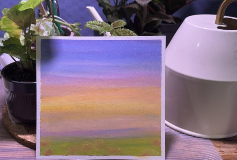 Sky Oil Pastel