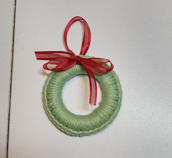 Crocheted Wreath Ornament