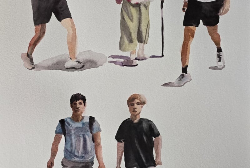 Figures Walking