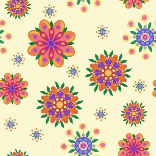 Abstract flowers 1 and 2