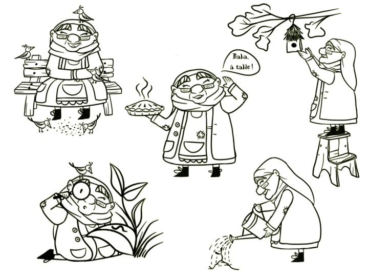 Character pose sheet