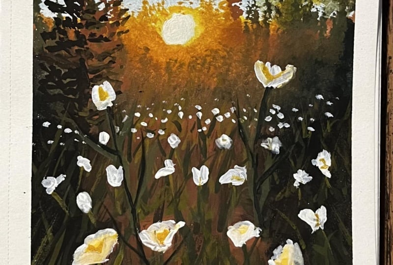 Gouache landscapes