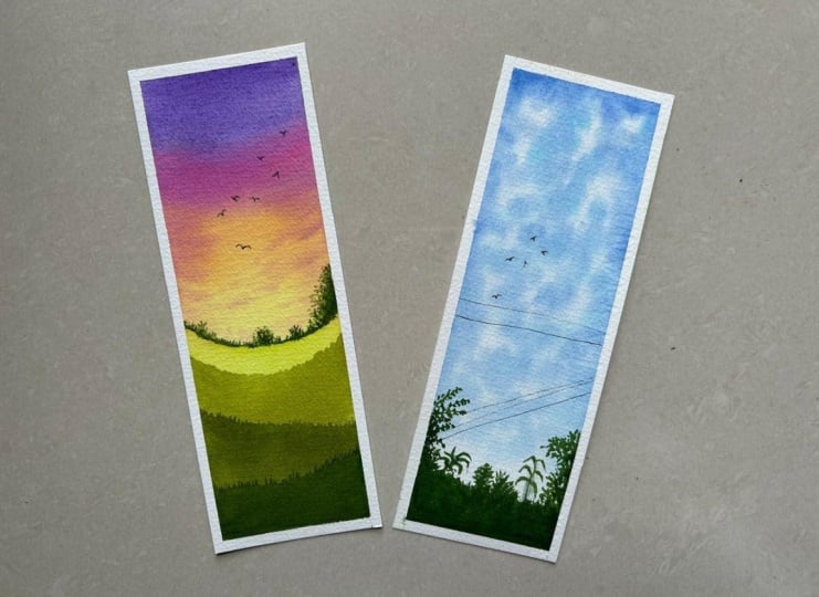 20 dreamy watercolor landscapes