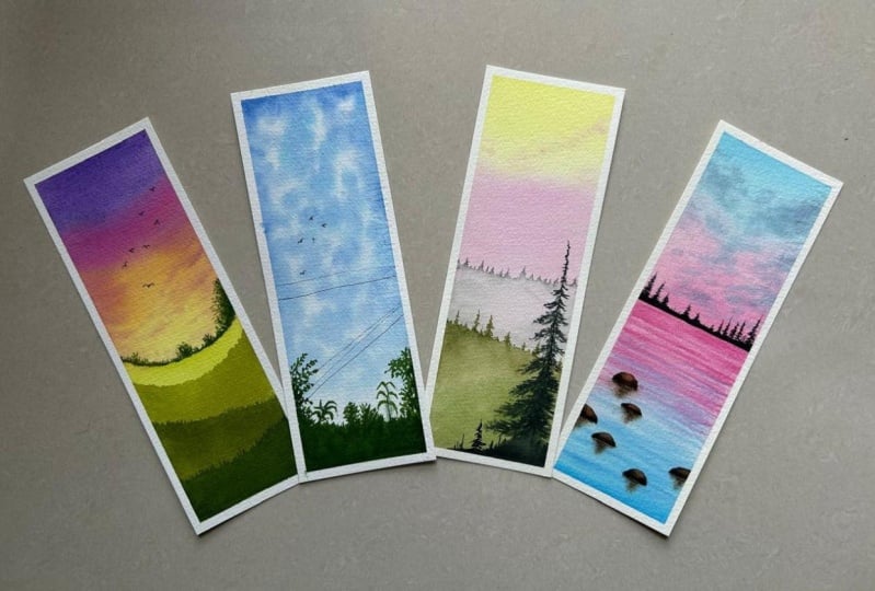 20 dreamy watercolor landscapes