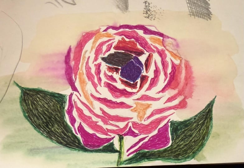 Mixed Media Florals (and experiments)….