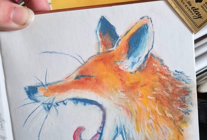 Attempt in sketchbook