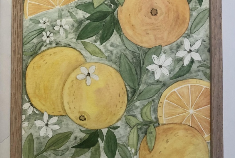 Oranges painting