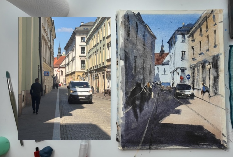 DRAMATIC STREET SCENE