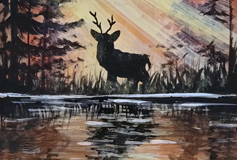 Acrylic forest