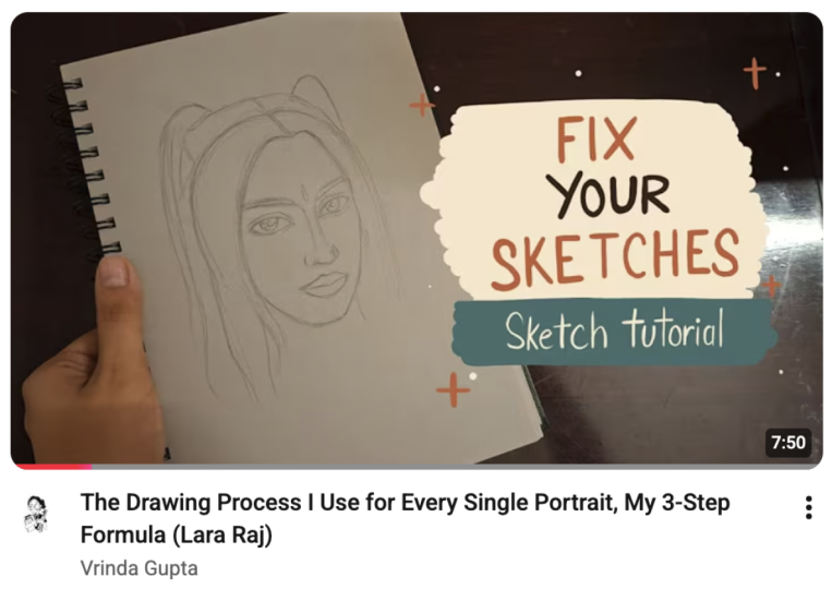 how i draw faces my 3 step process