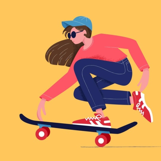 "She was a skater girl . .. "