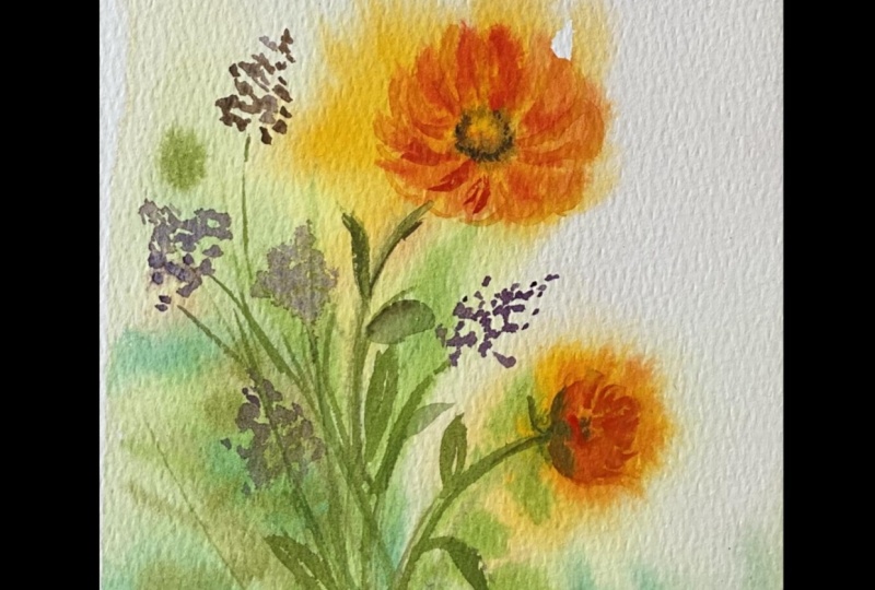 Loose watercolor