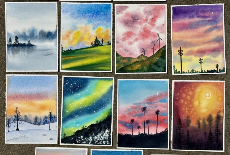 30 Days of Unwinding Watercolor
