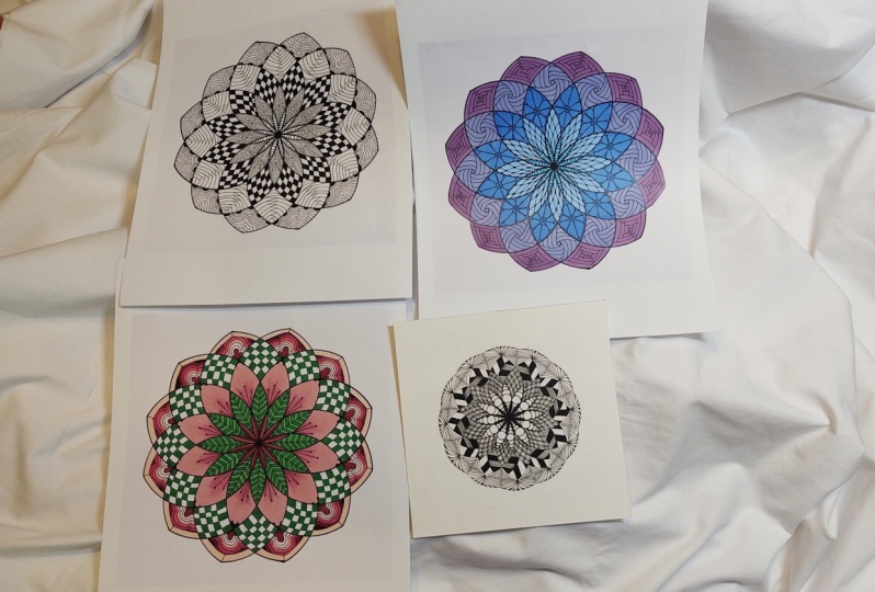 Zentangle Inspired Mandalas