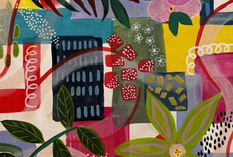 Fun Floral Abstract