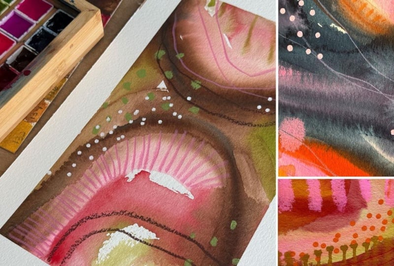 Abstract Art Challenge: How Color Dominance Changes a Piece