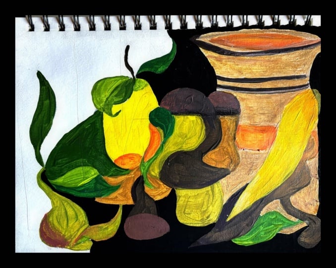 Wonky Still Life From Random Lines