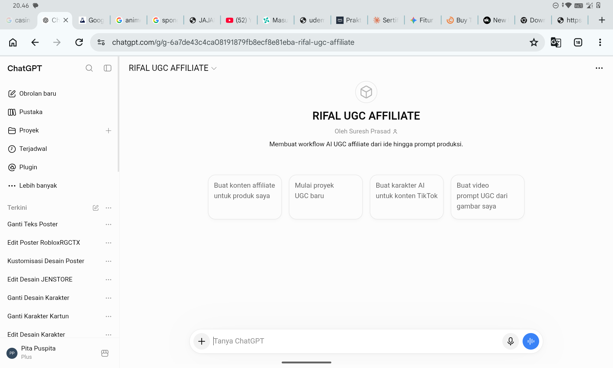 Ugc content - student project