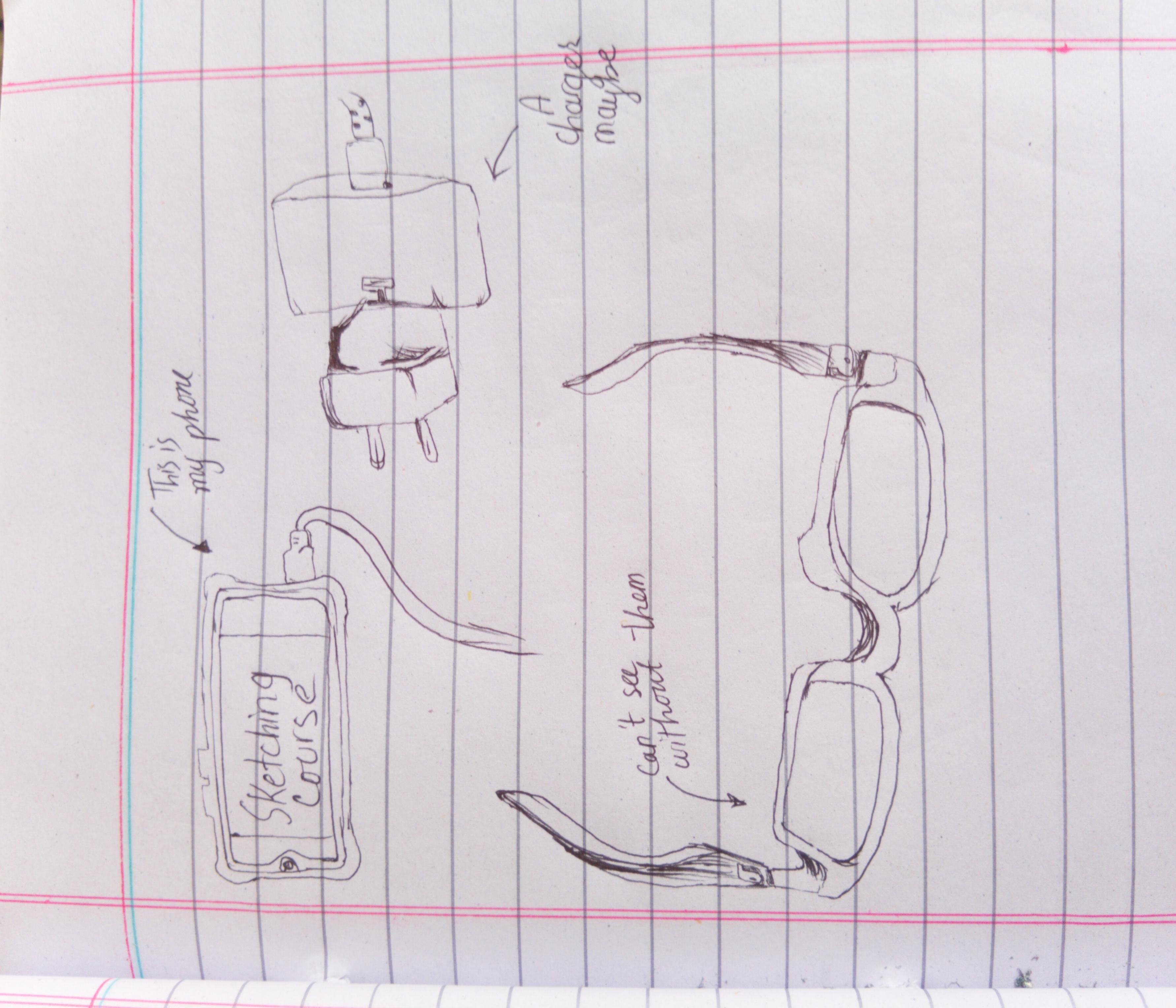 Some imperfect sketches - student project
