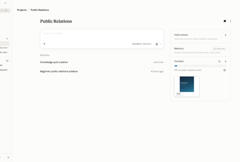 Public Relations Knowledge Base