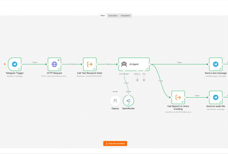 Simplify version with Tavily and TTS. ai