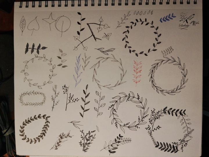 Drawing Wreaths