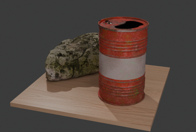 Barrel 3D Blender By BonTrey