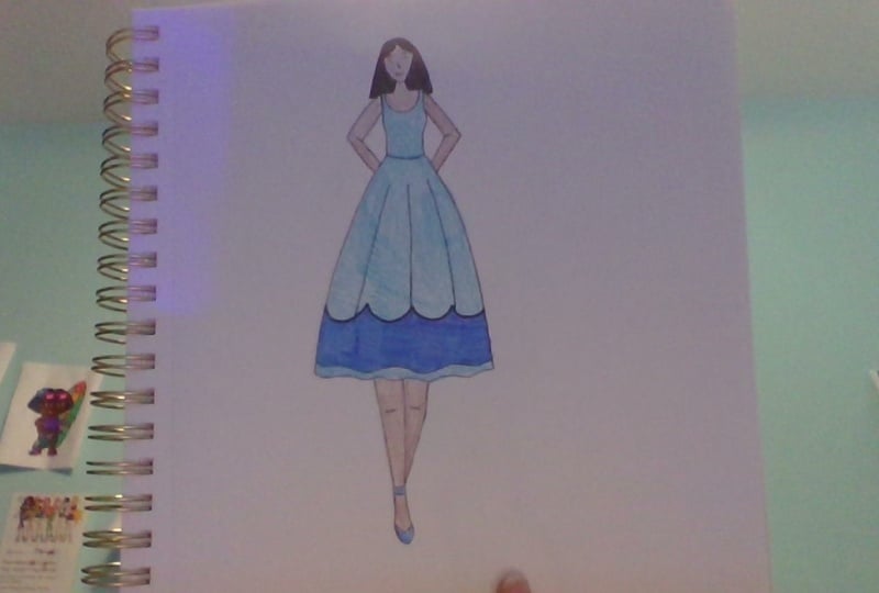 My Ocean Blue Dress