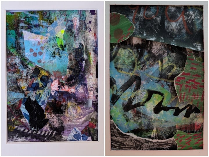 My First Time Making Collage Paper