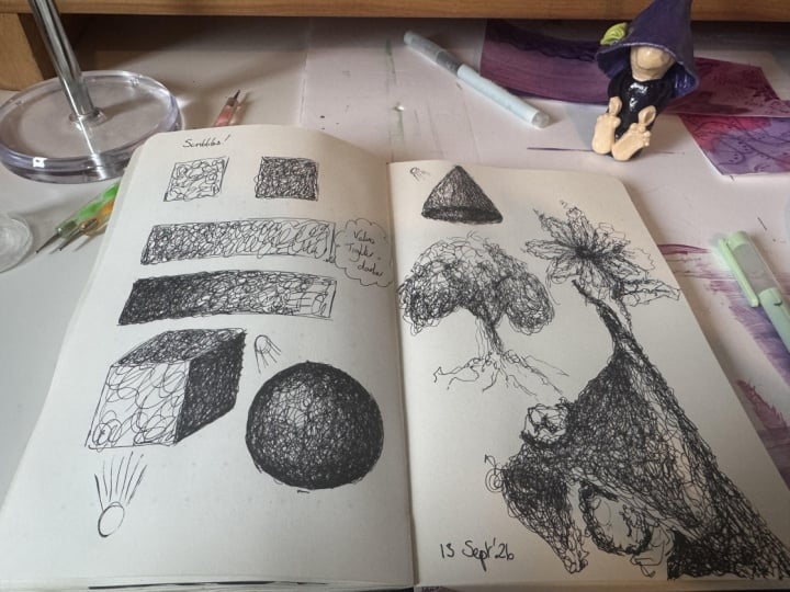How I love a scribble!