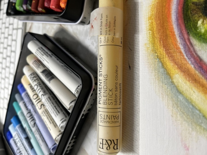Expressive Eye in Drawing Oils
