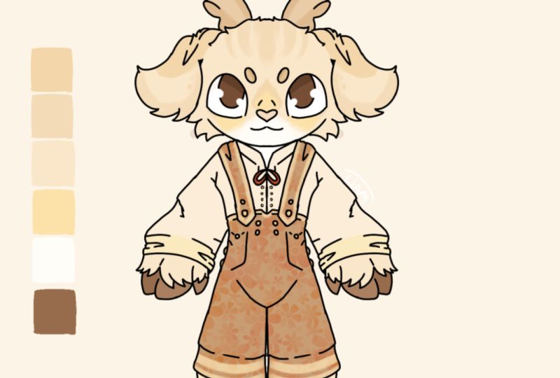Dog deer design