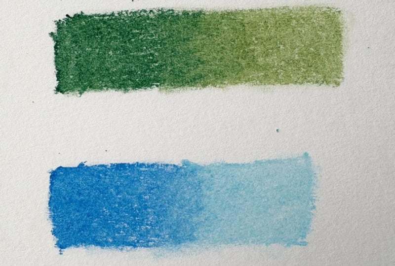 Oil Pastel Blending