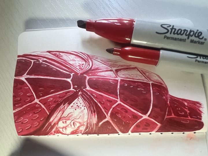 Sharpie Marker: Spider-Man