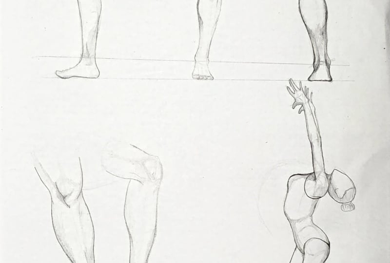 Leg drawing