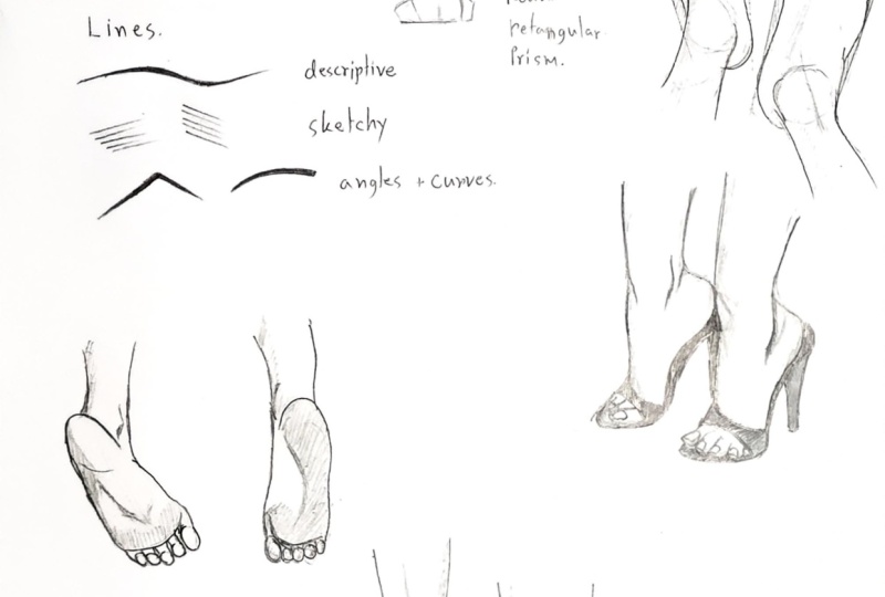 Feet drawing