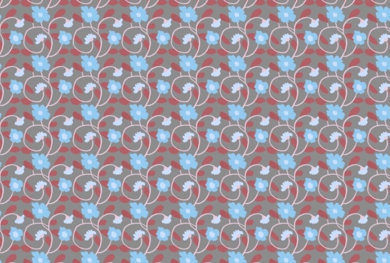 Seamless trail pattern.