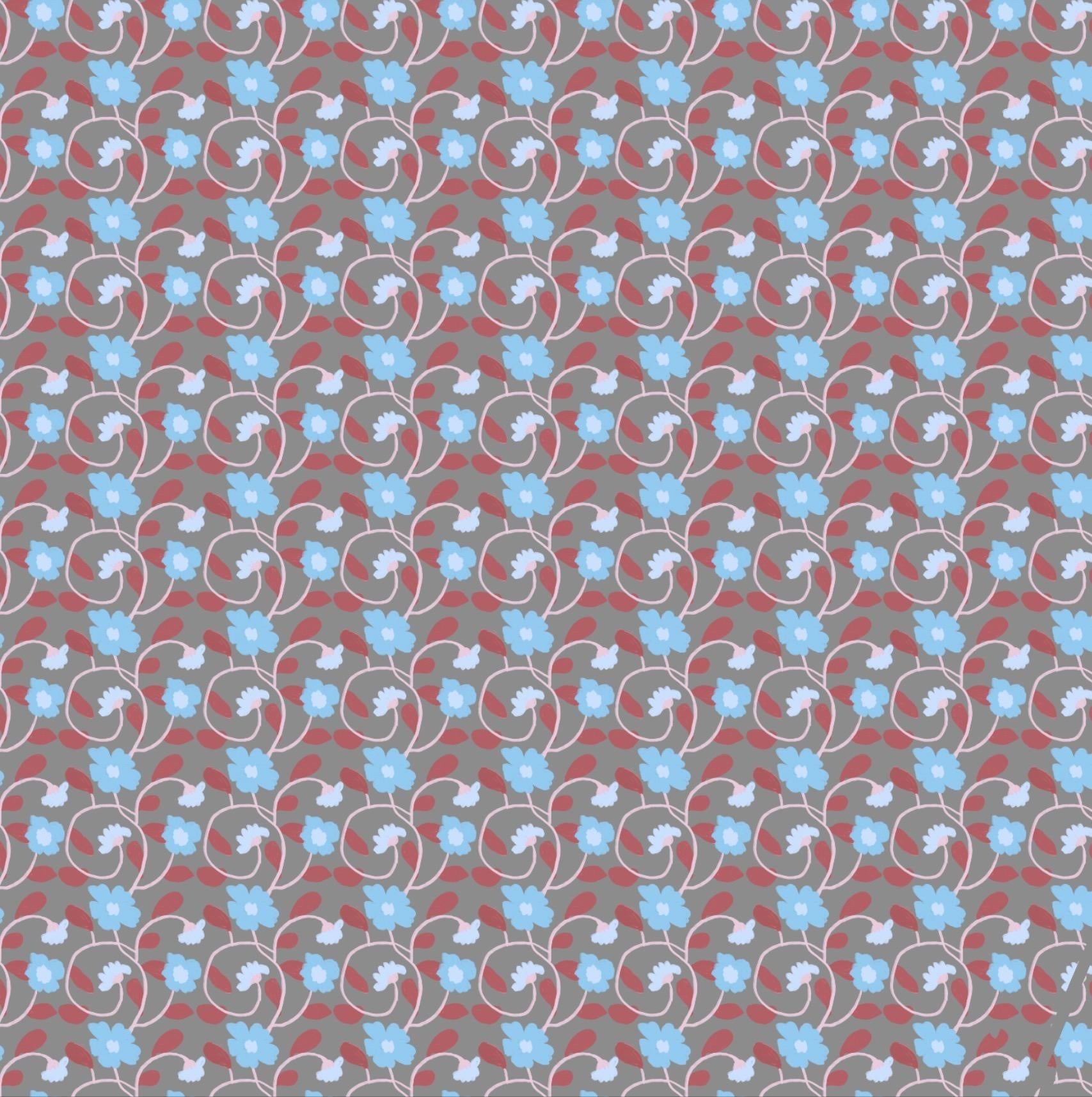 Seamless trail pattern. - student project
