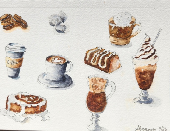 Coffee Time 2: Magic with Ink & Watercolor