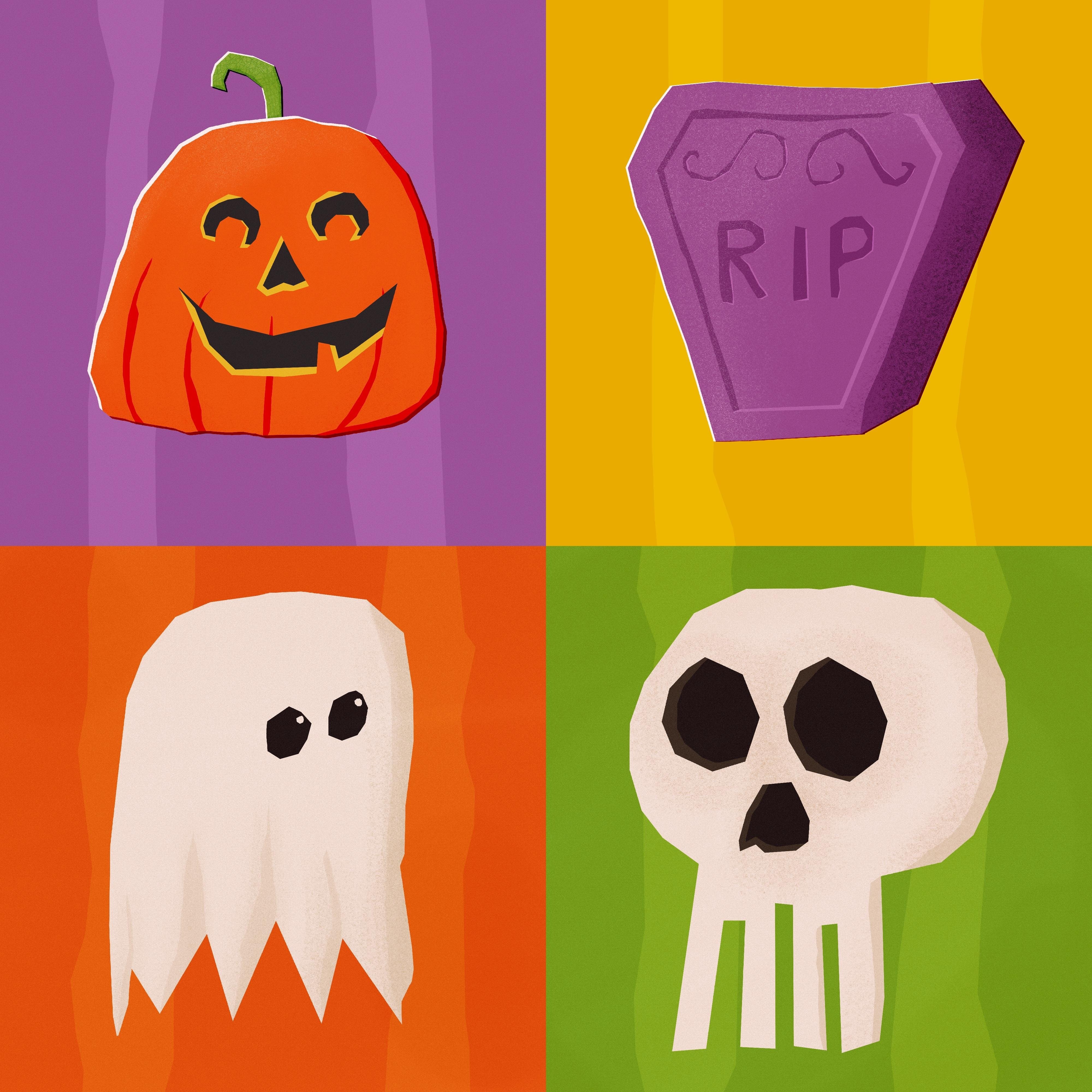 Wonky Halloween - student project