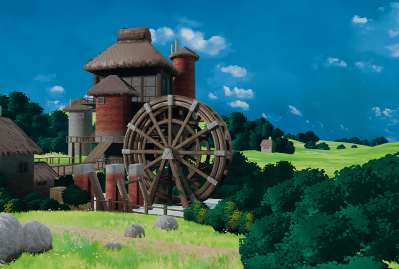 3D Stylized Environment (Ghibli inspired) in blender